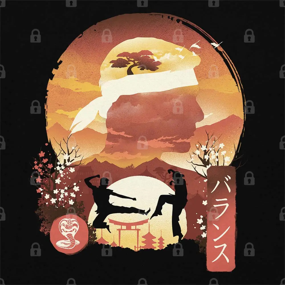 Miyagi-Do Sunset T-Shirt | Pop Culture T-Shirts