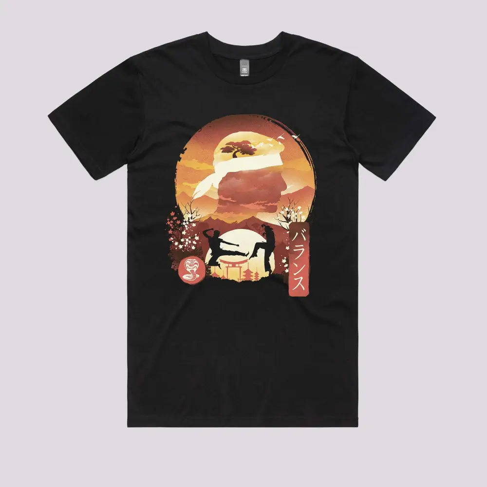 Miyagi-Do Sunset T-Shirt | Pop Culture T-Shirts