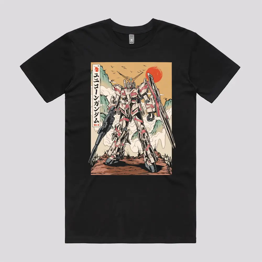Mobile Suit Unicorn T-Shirt | Anime T-Shirts