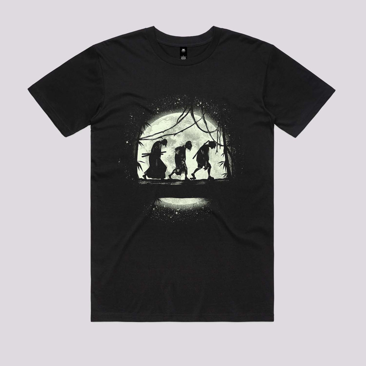 Samurai Champloo Anime T-Shirts | Moonlight Samurai T-Shirt