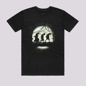 Samurai Champloo Anime T-Shirts | Moonlight Samurai T-Shirt