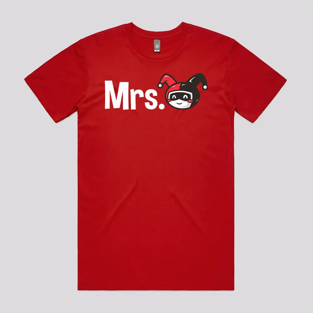 Mrs Harley Quinn T-Shirt - Limitee Apparel
