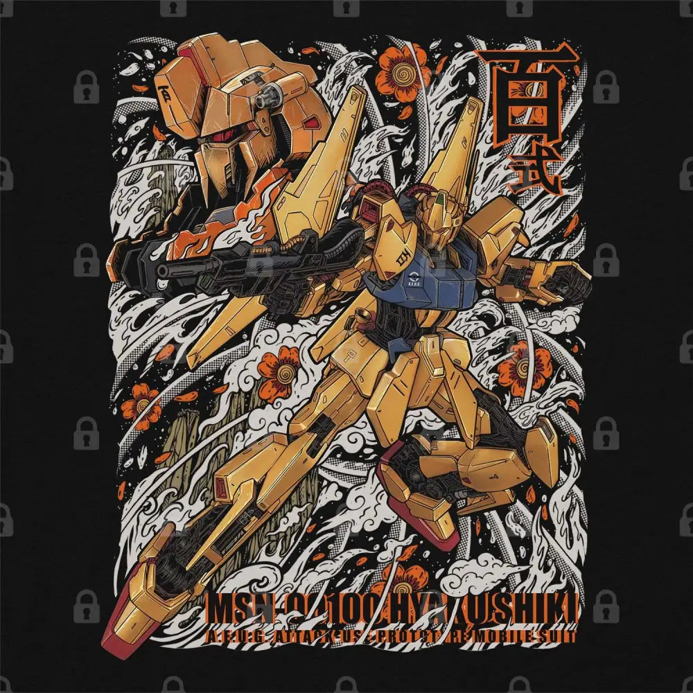 MSN-00100 Hyaku Shiki T-Shirt | Anime T-Shirts