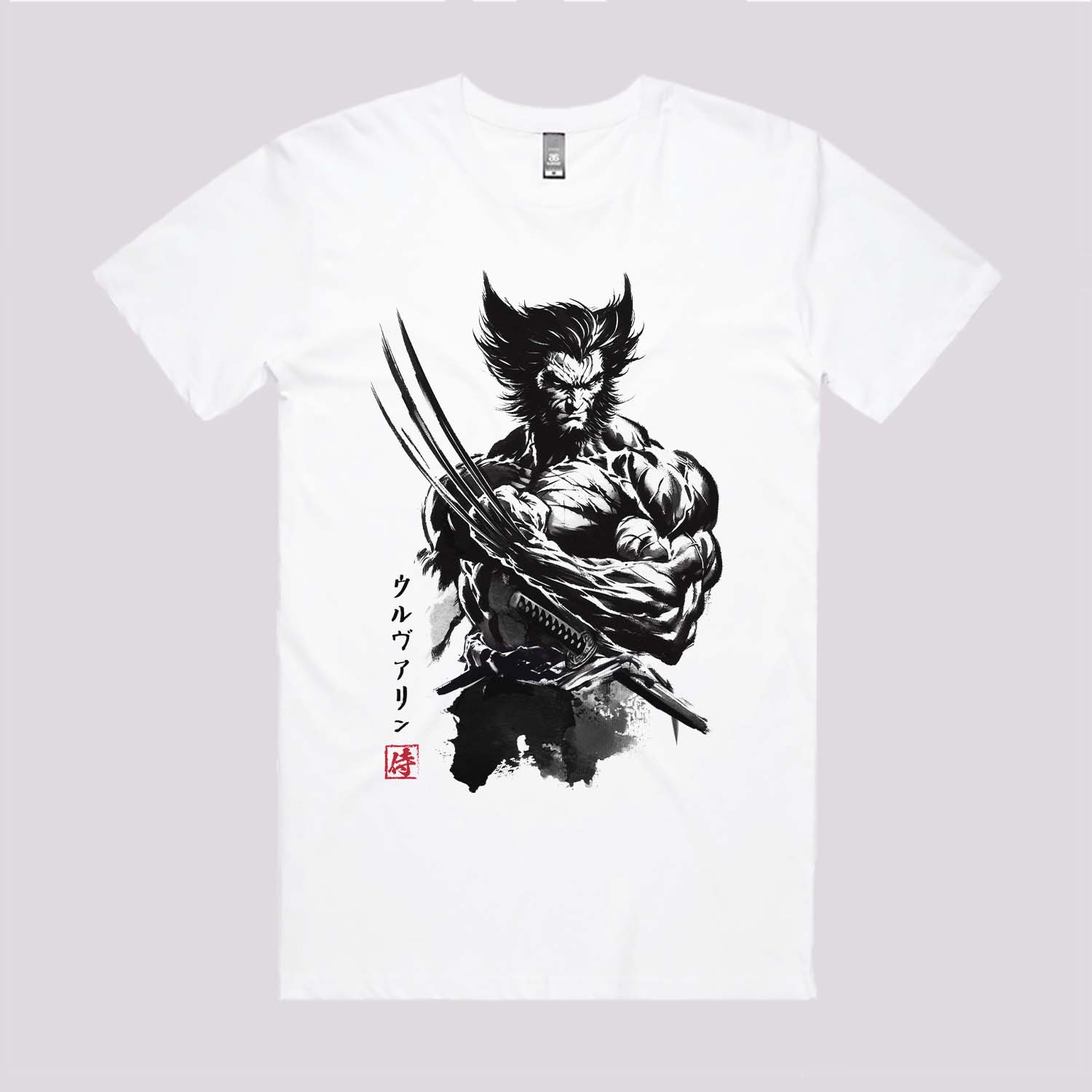 Mutant Samurai Sumi-e T-Shirt