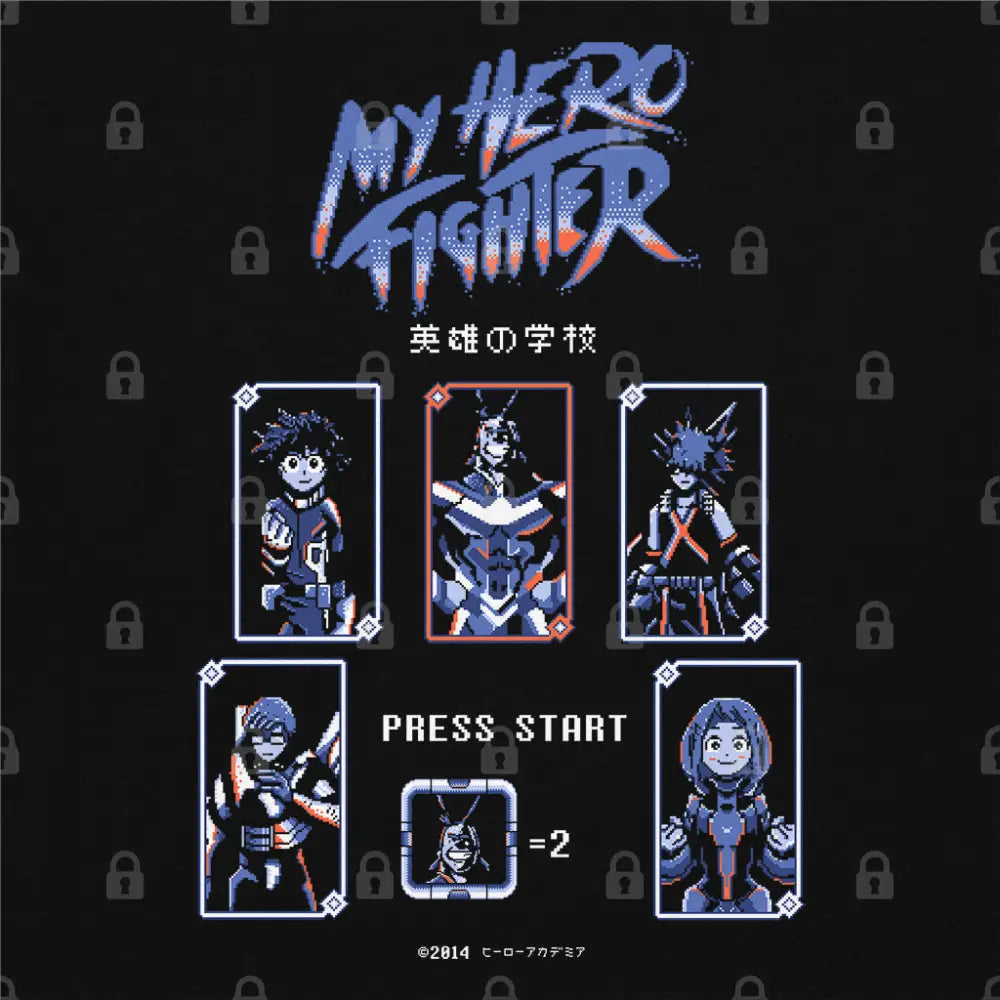 My Hero Fighter T-Shirt | Anime T-Shirts