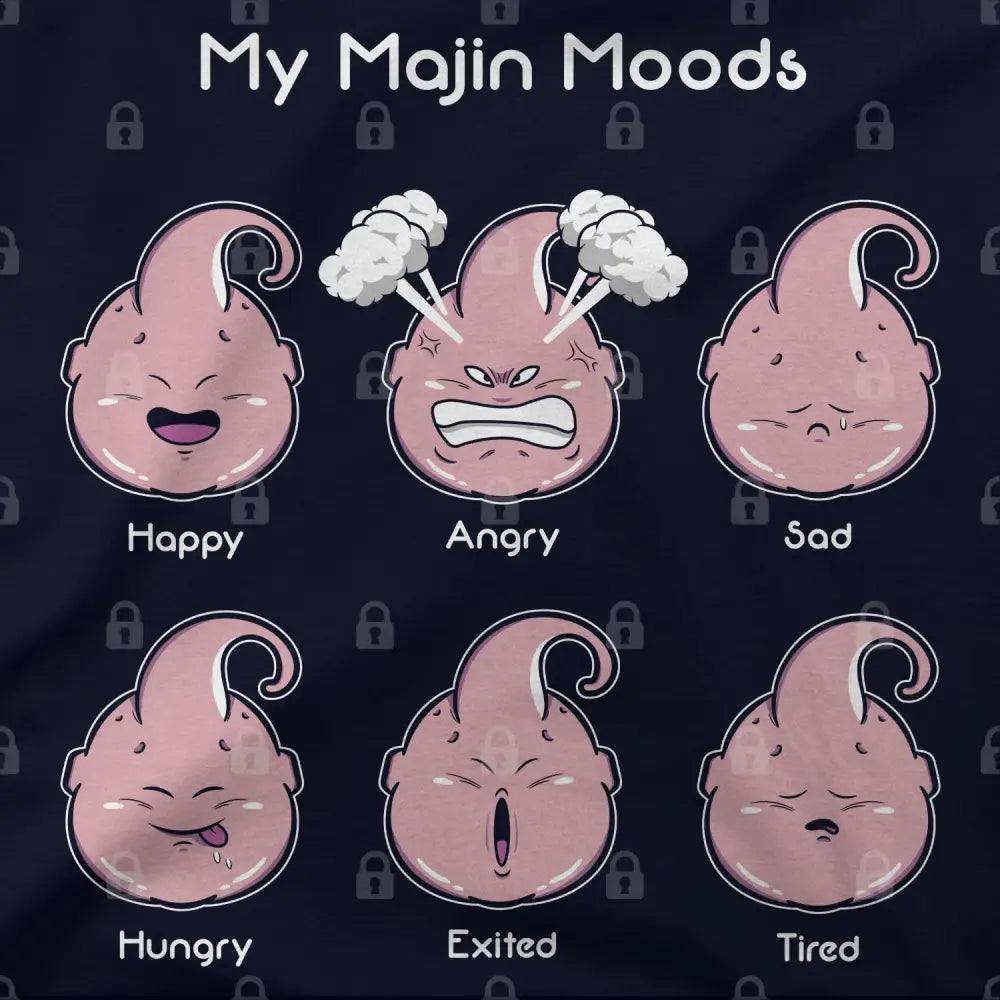 My Majin Moods T-Shirt | Anime T-Shirts