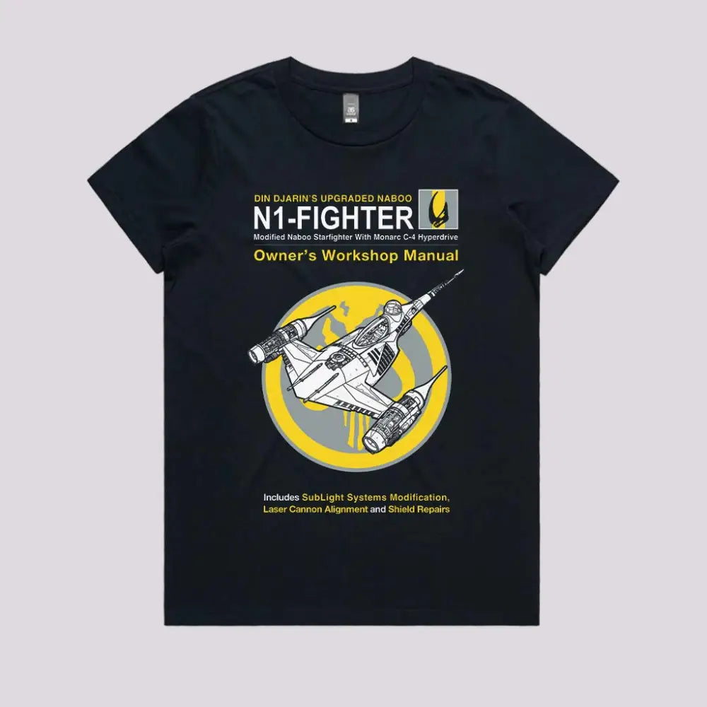 N1 Fighter Manual T-Shirt | Pop Culture T-Shirts