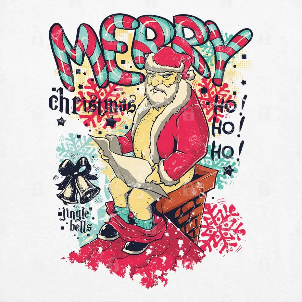 Naughty Santa T-Shirt Adult Tee