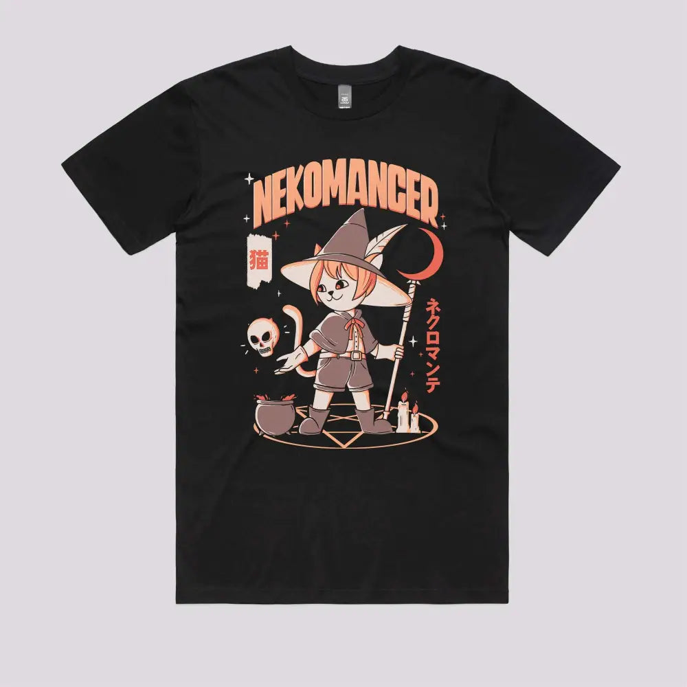 Nekomancer Cat T-Shirt - Limitee Apparel