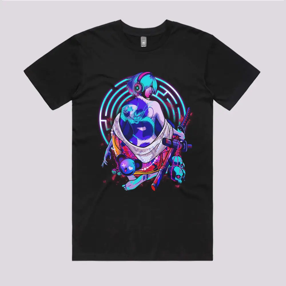 Neon Demon Geisha T-Shirt | Anime T-Shirts