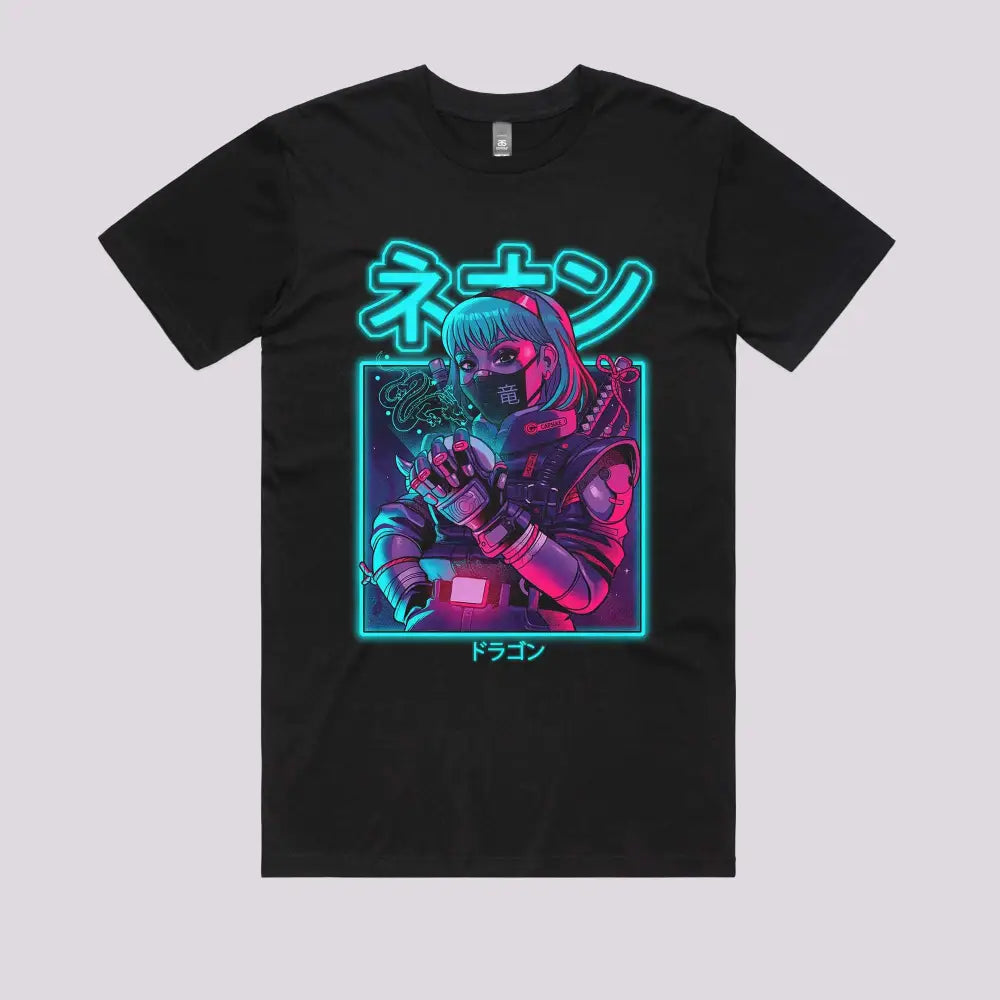 Neon Dragon T-Shirt | Anime T-Shirts