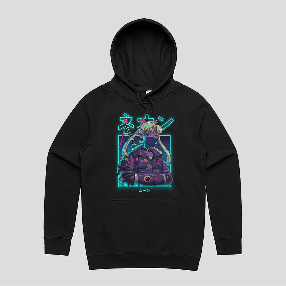 Neon Moon Hoodie Anime Hoodie Limitee Apparel
