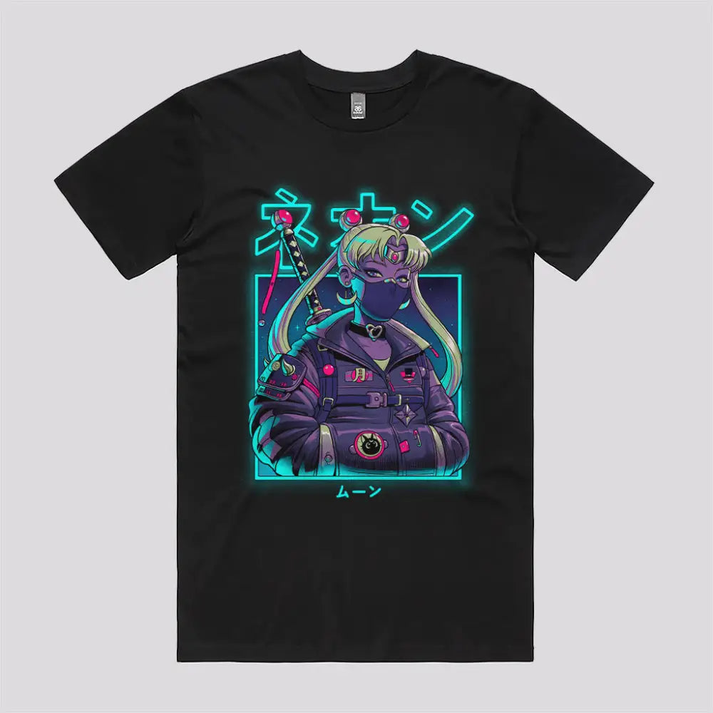 Neon Moon T-Shirt | Anime T-Shirts