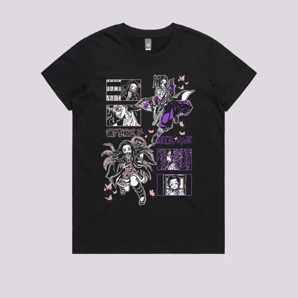 Nezuko and Shinobu T-Shirt | Anime T-Shirts