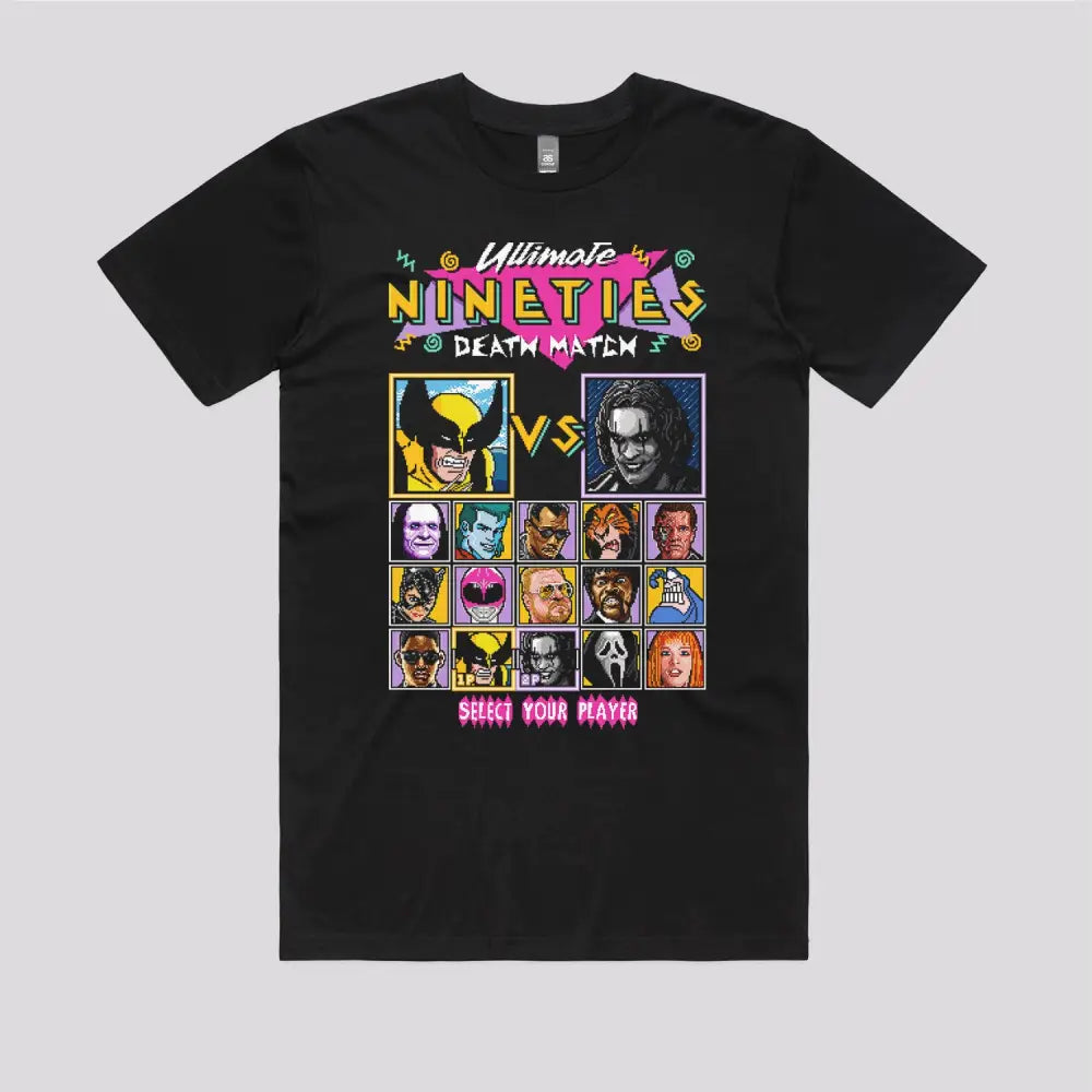 Nineties Death Match III T-Shirt | Pop Culture T-Shirts