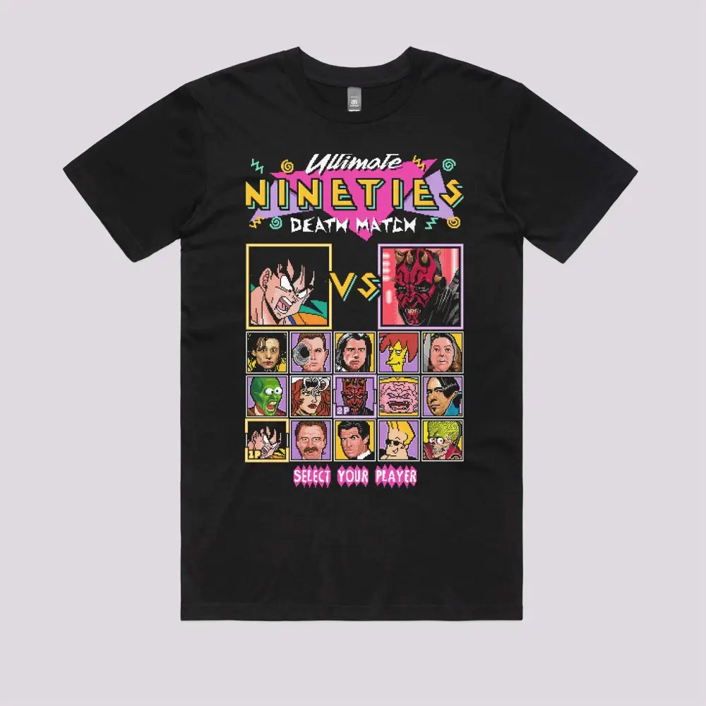 Nineties Death Match T-Shirt | Pop Culture T-Shirts