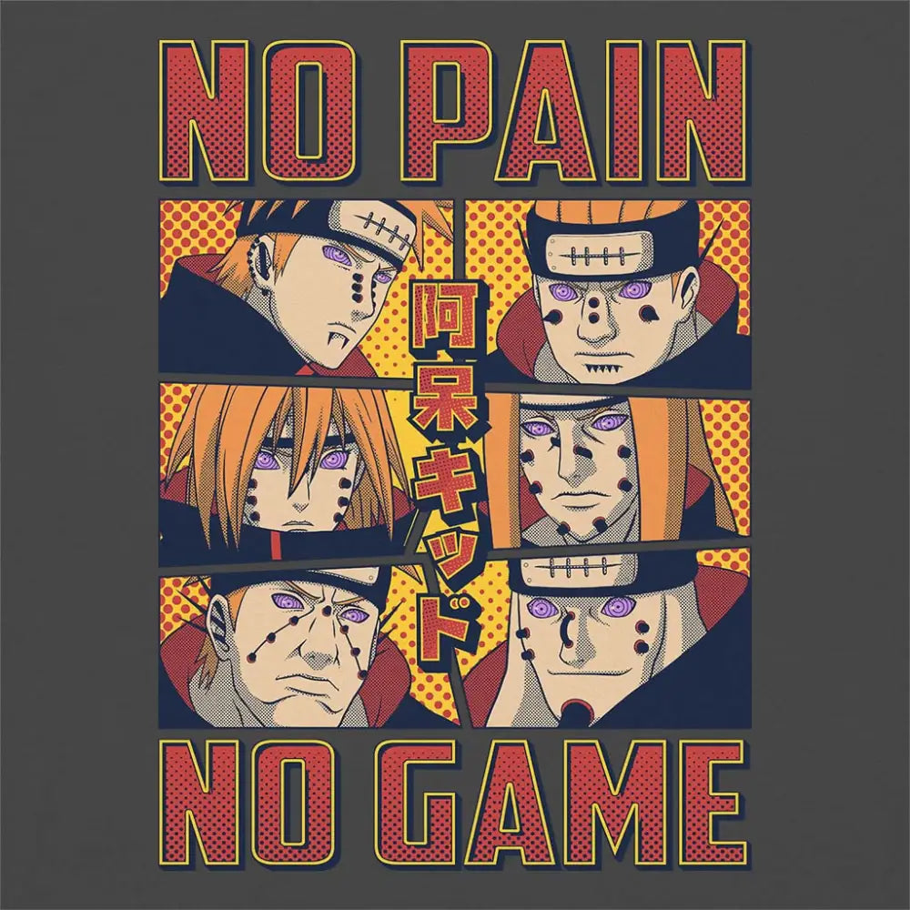 No Pain No Game T-Shirt | Anime T-Shirts