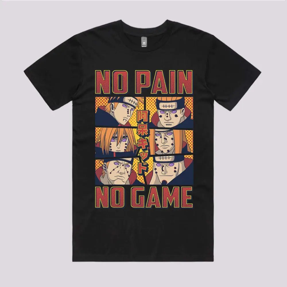 No Pain No Game T-Shirt | Anime T-Shirts