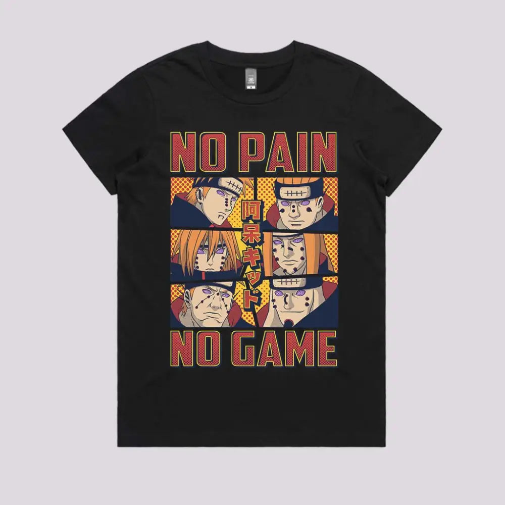 No Pain No Game T-Shirt | Anime T-Shirts