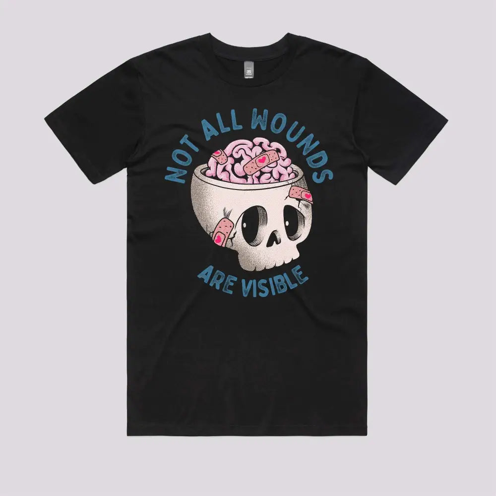 Not All Wounds Are Visible T-Shirt - Limitee Apparel