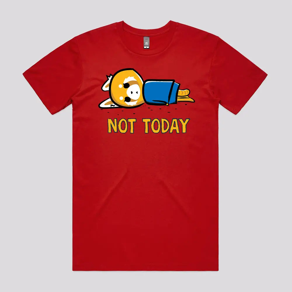 Not Today Retsuko T-Shirt | Anime T-Shirts