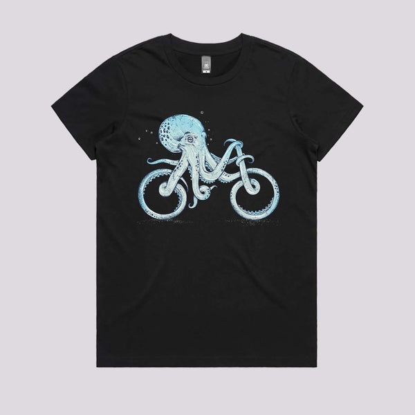 Bike Octopus T-Shirt | Cool Graphic Tees Australia - Limitee Apparel