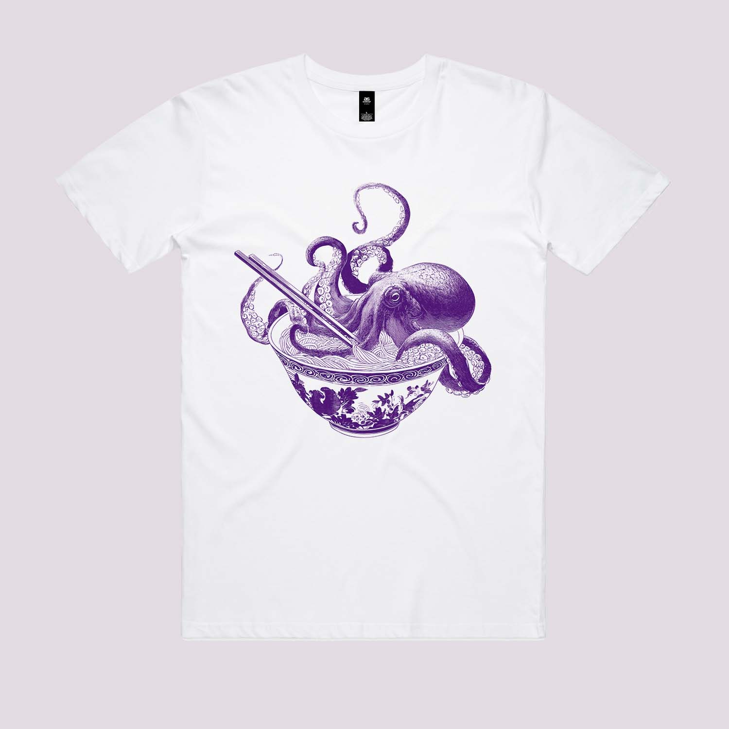 Octopus Ramen Sumi-e Graphic Tee