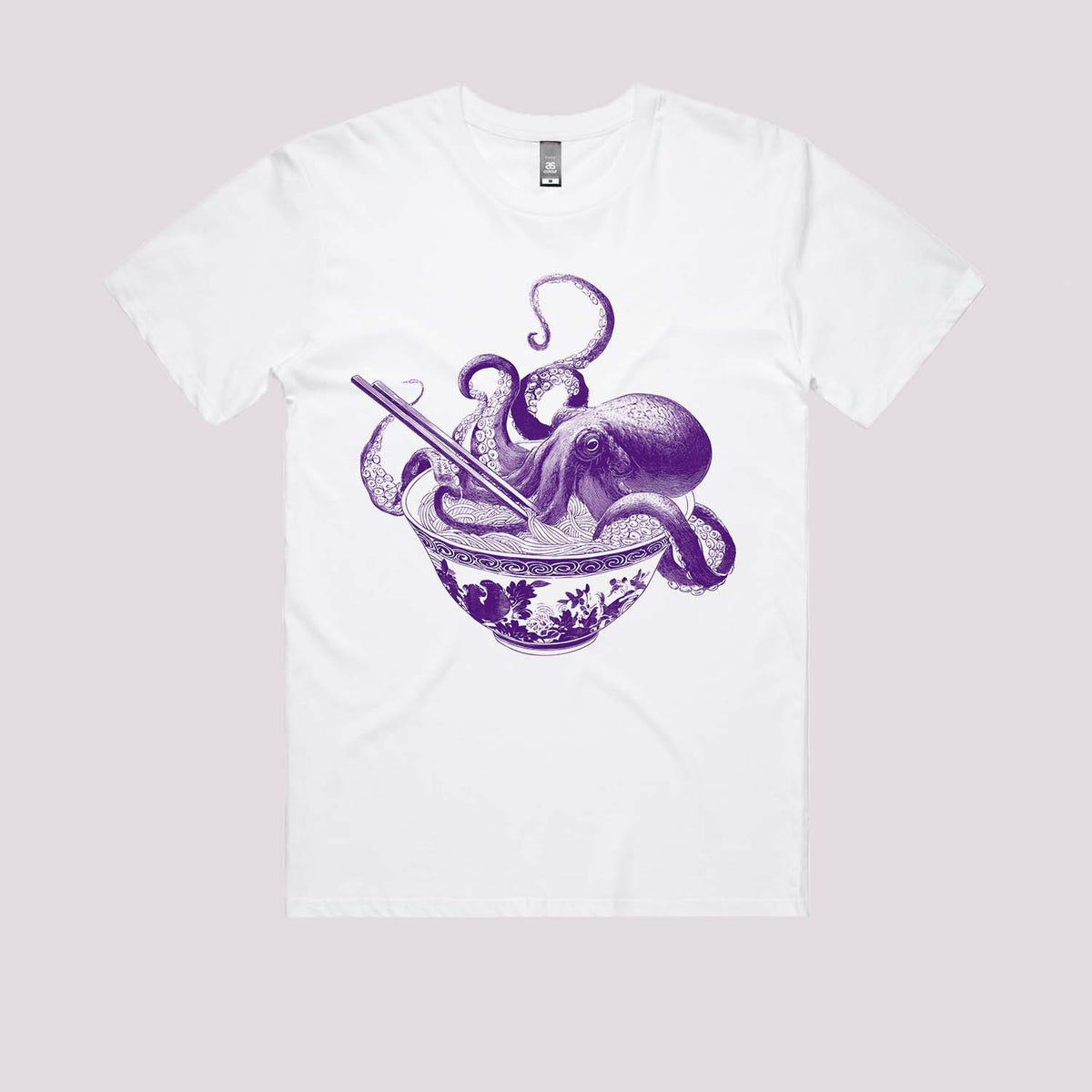 Octopus Ramen Sumi-e Graphic Tee