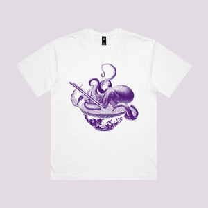 Octopus Ramen Sumi-e Graphic Tee