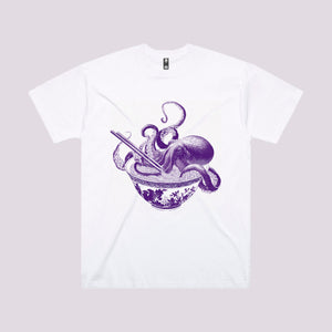 Octopus Ramen Sumi-e Graphic Tee