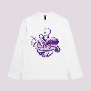 Octopus Ramen Sumi-e Graphic Tee