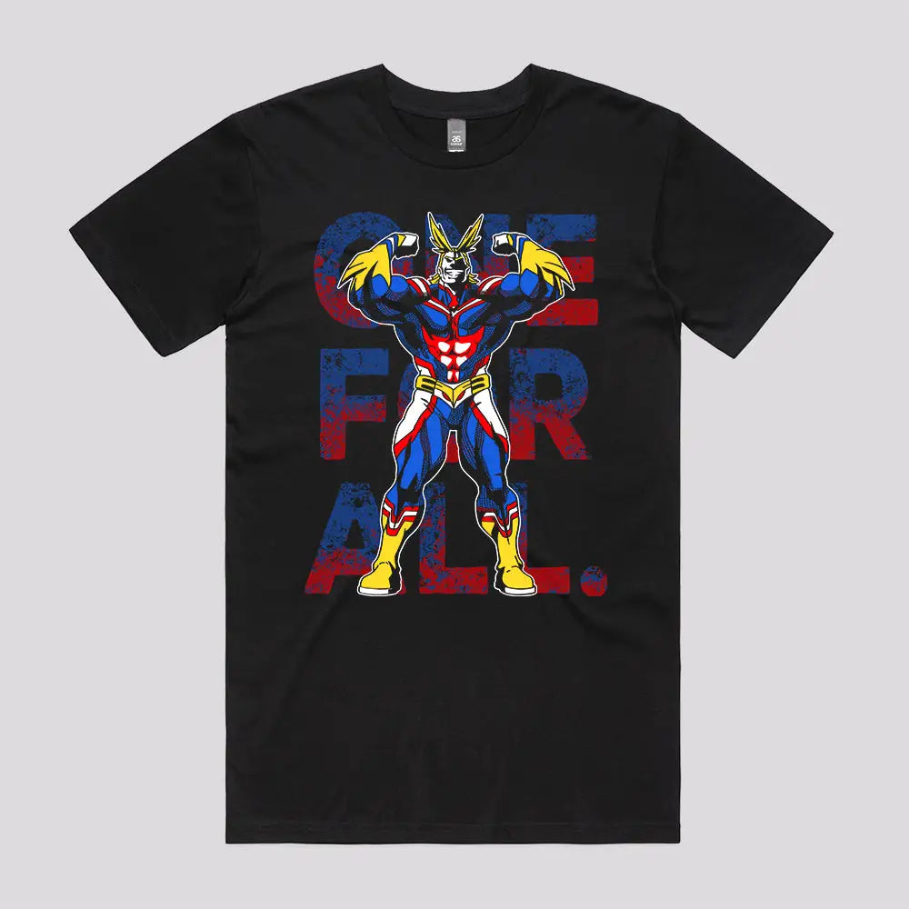 One For All T-Shirt | Anime T-Shirts