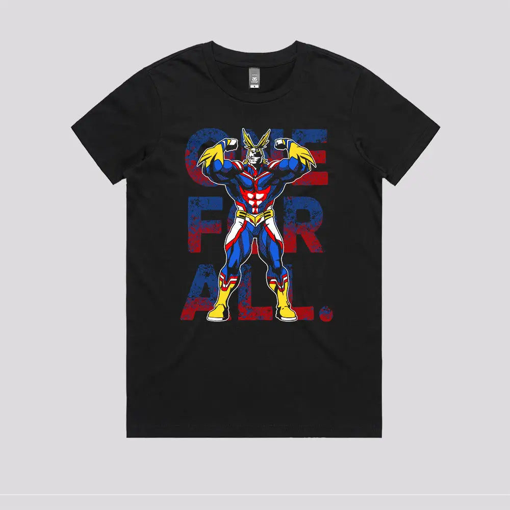 One For All T-Shirt | Anime T-Shirts