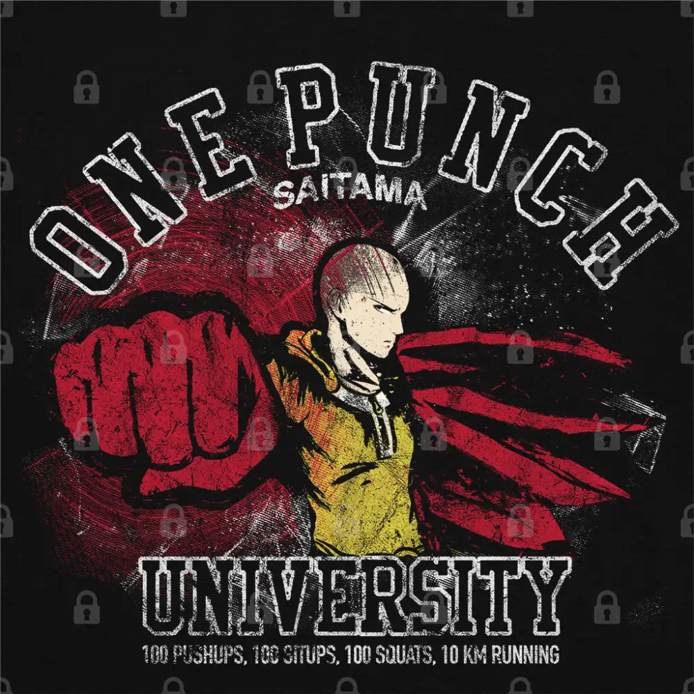 One Punch University T-Shirt | Anime T-Shirts