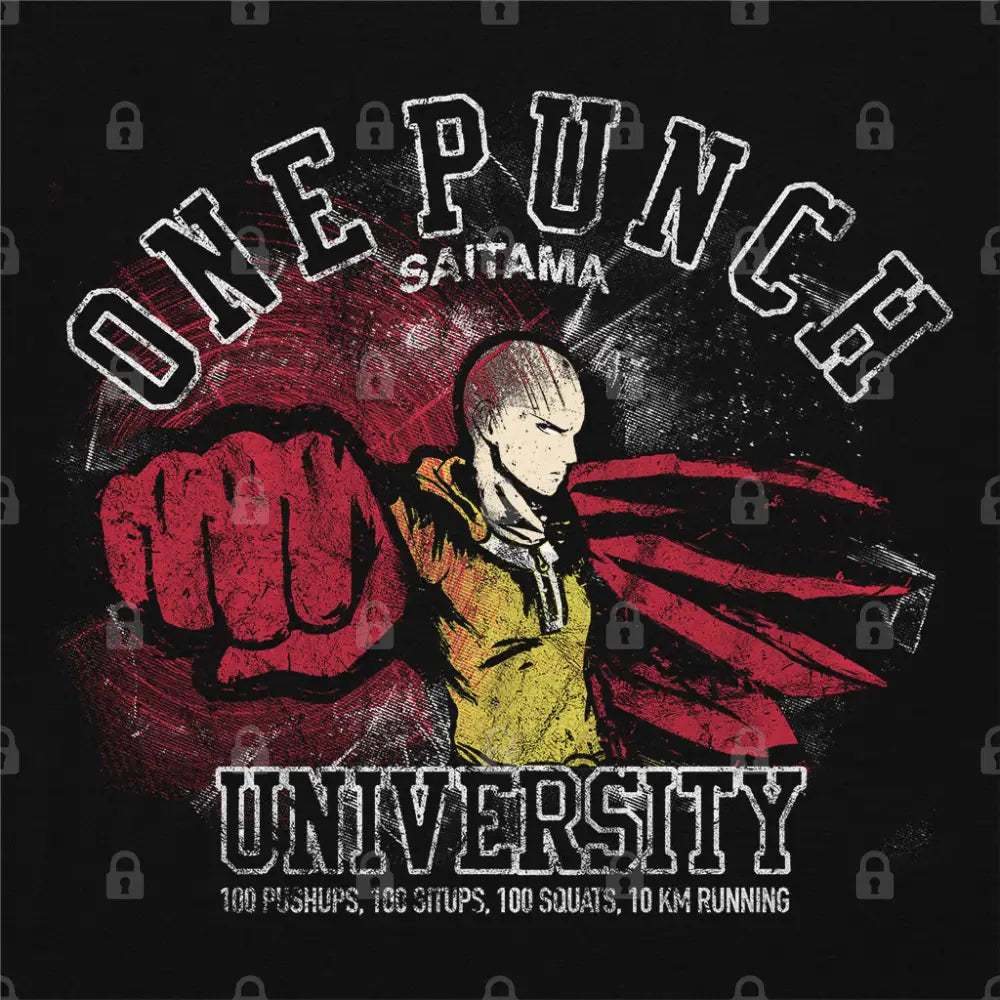 One Punch University Tank Top | Anime T-Shirts