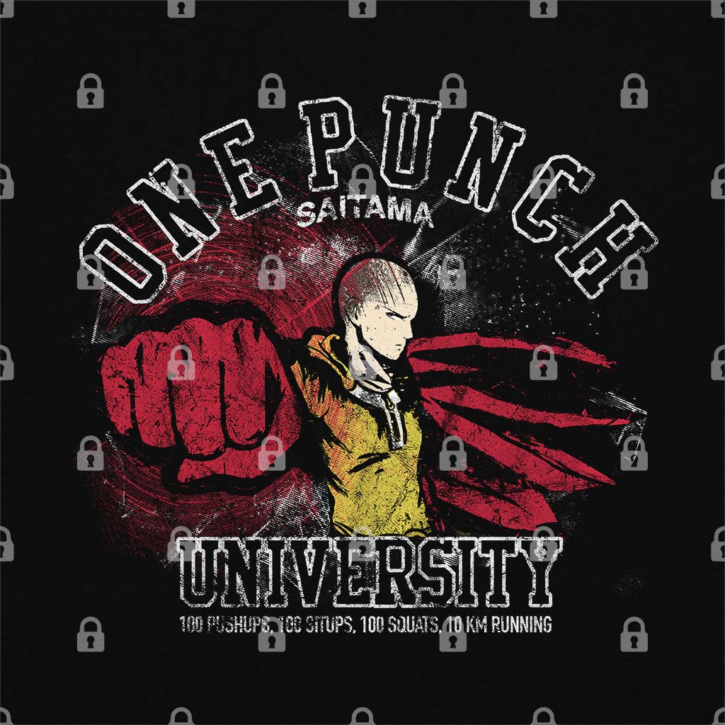 One Punch University Oversized T-Shirt