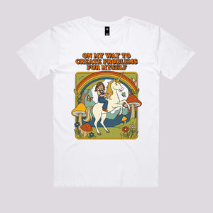 On My Way T-Shirt | Funny Graphic Tees Australia