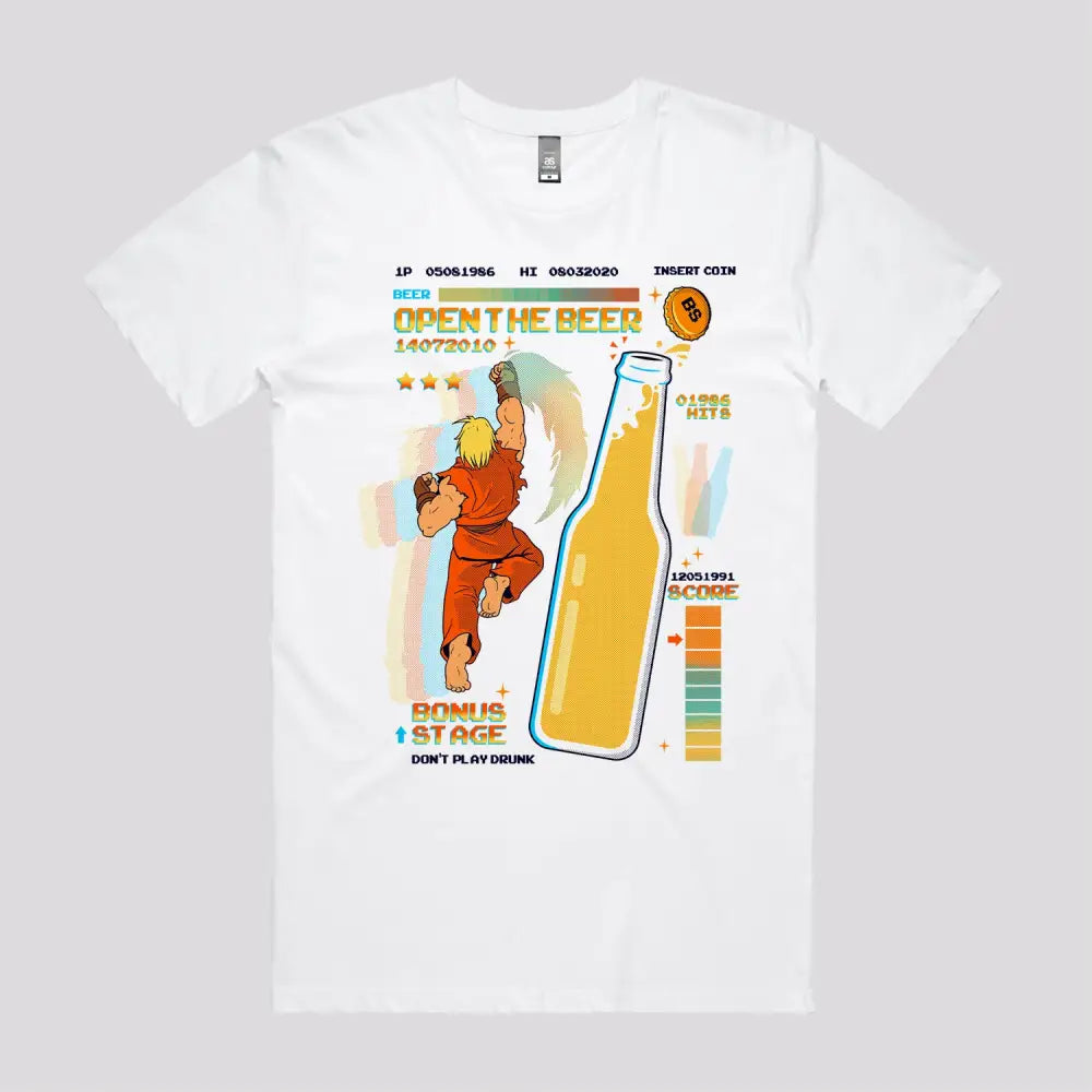 Open The Beer T-Shirt - Limitee Apparel