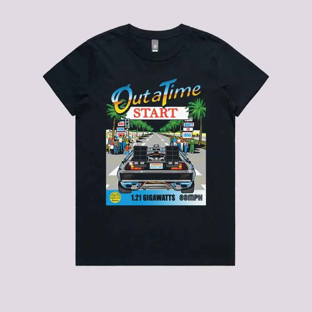 Out Run and Time T-Shirt | Pop Culture T-Shirts