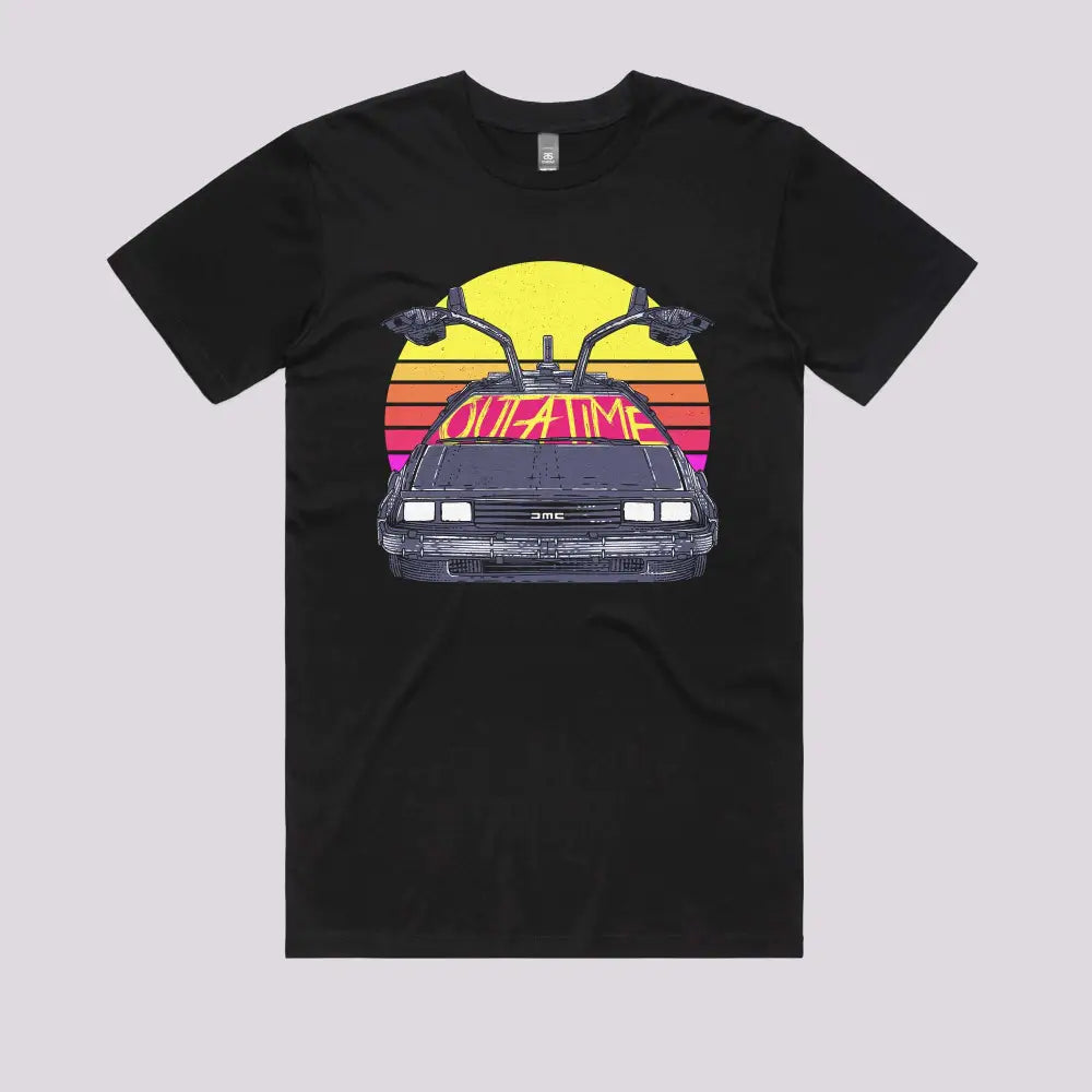 Outatime Retro T Shirt Graphic Tees Australia Limitee Apparel
