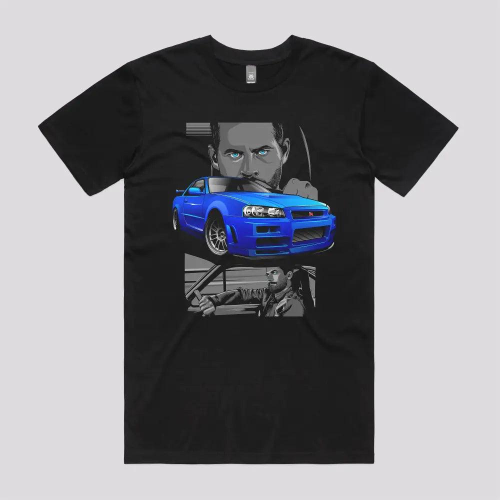 Paul's GTR R34 T-Shirt | Pop Culture T-Shirts