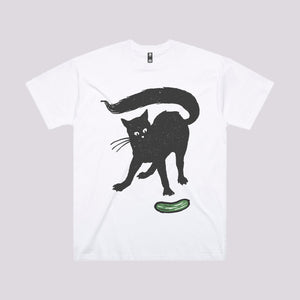 Cat and Pickle T-Shirt | Oversized Graphic Tees Australia