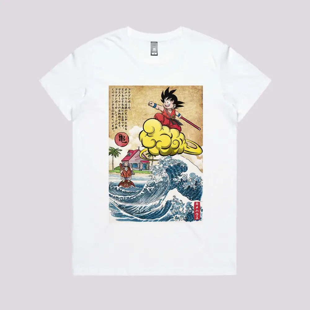 Pink House On a Small Island Anime T-Shirt | Anime Clothing