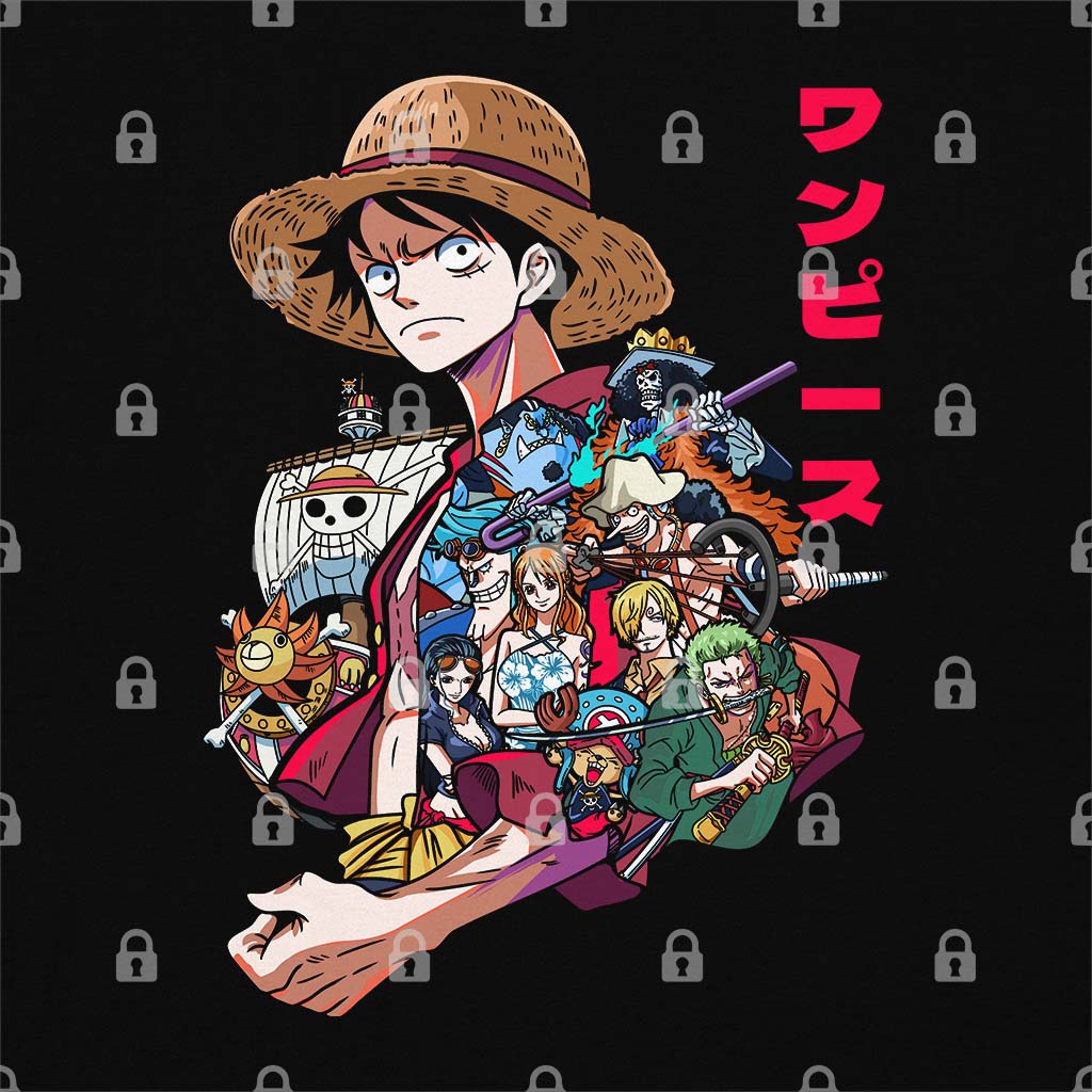 Strawhat Pirate Art T-Shirt