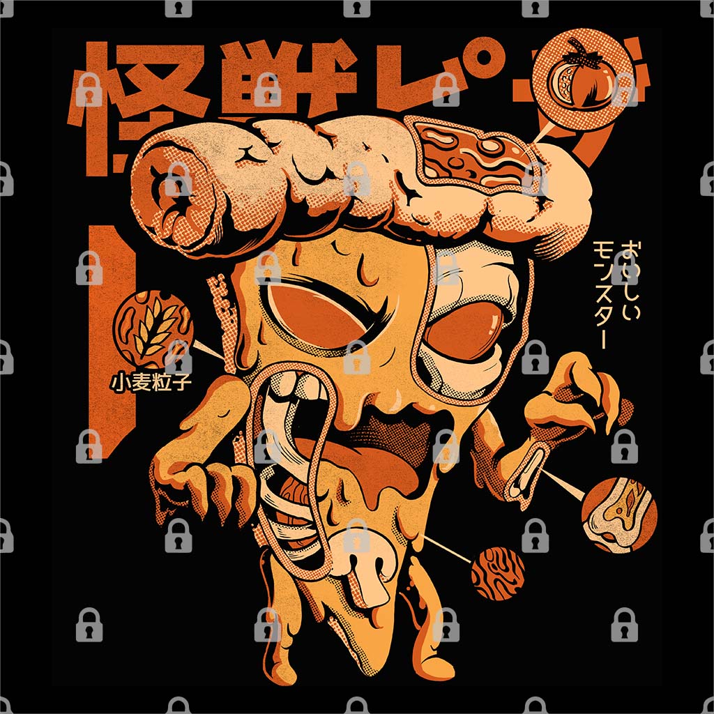 Pizzazilla Anatomy Graphic Tee