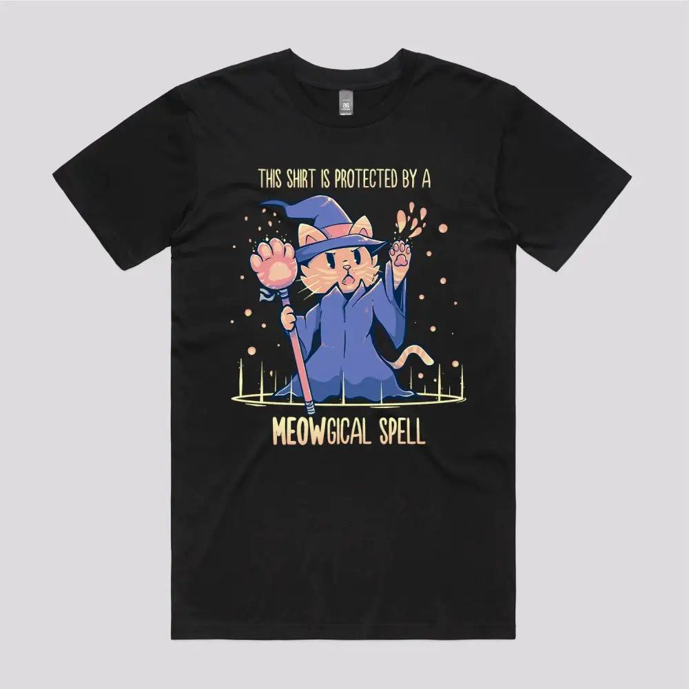 Protected by a Meowgical Spell T-Shirt - Limitee Apparel