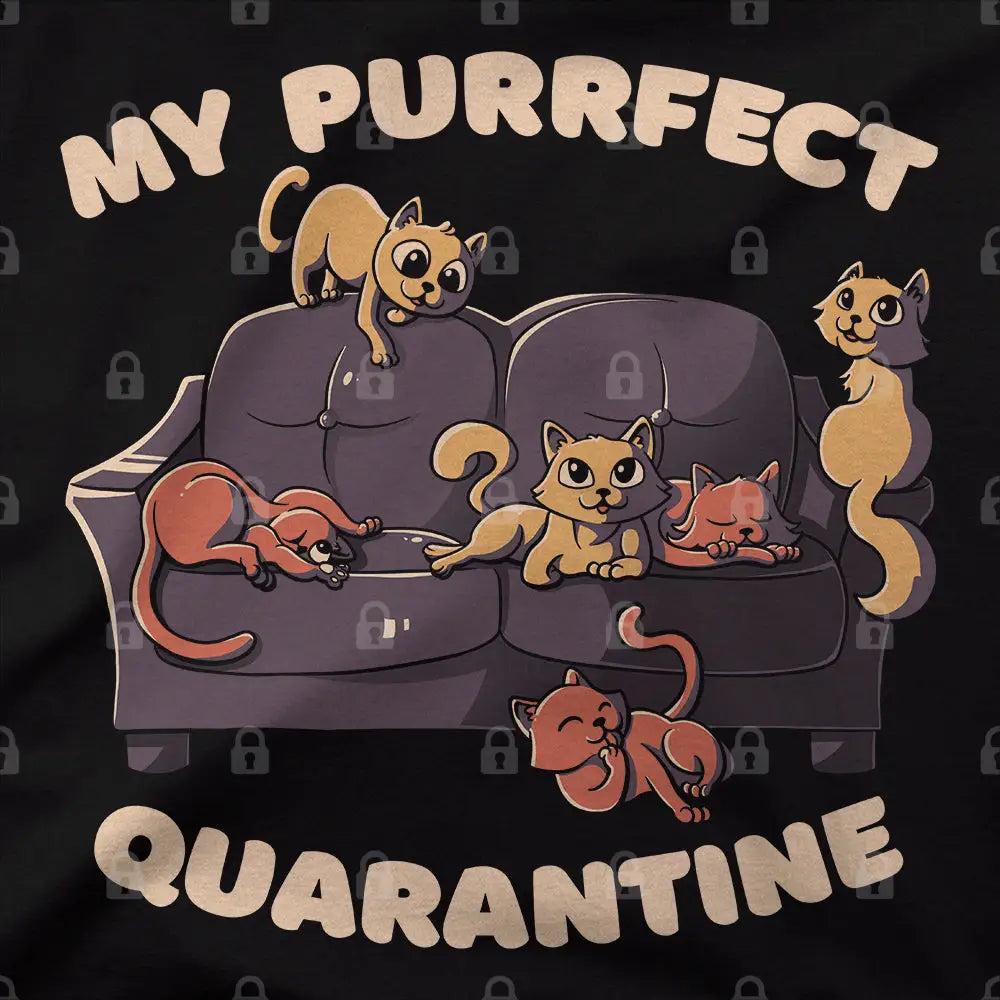 Purrfect Quarantine T-Shirt - Limitee Apparel