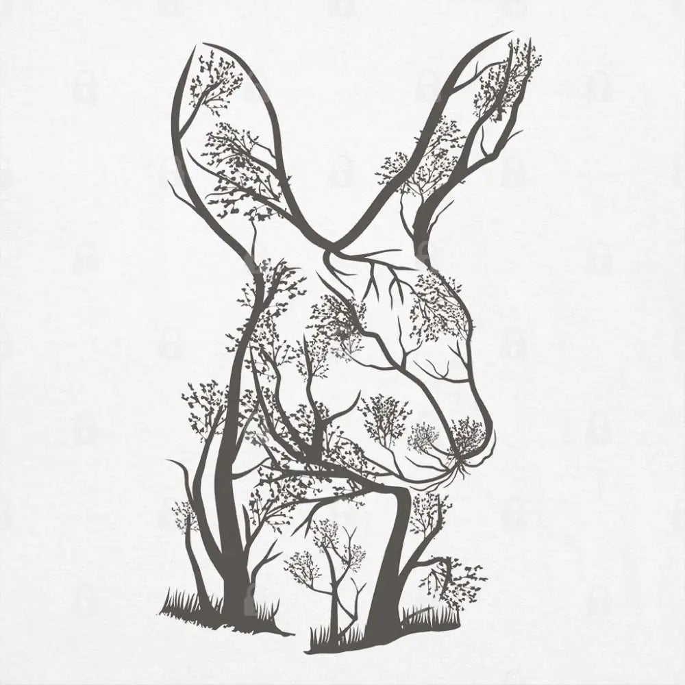 Rabbit Tree T-Shirt Adult Tee