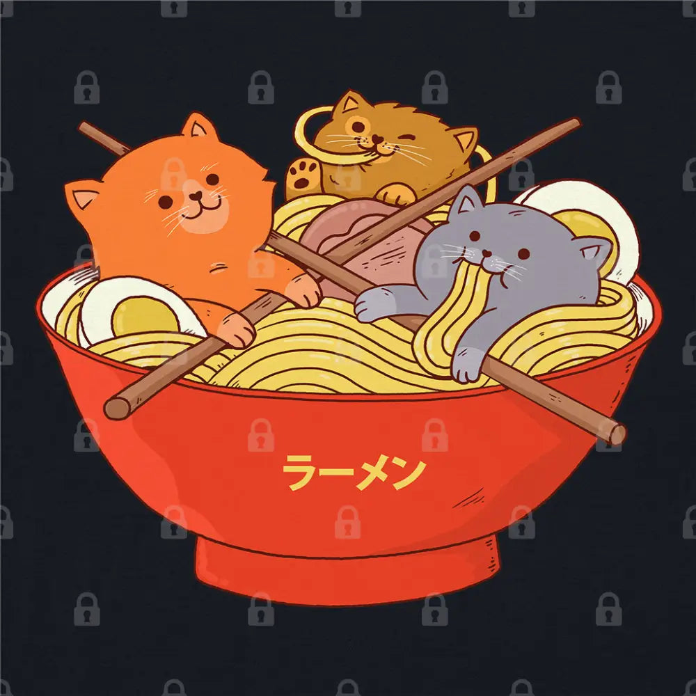 Ramen and Cats T-Shirt - Limitee Apparel