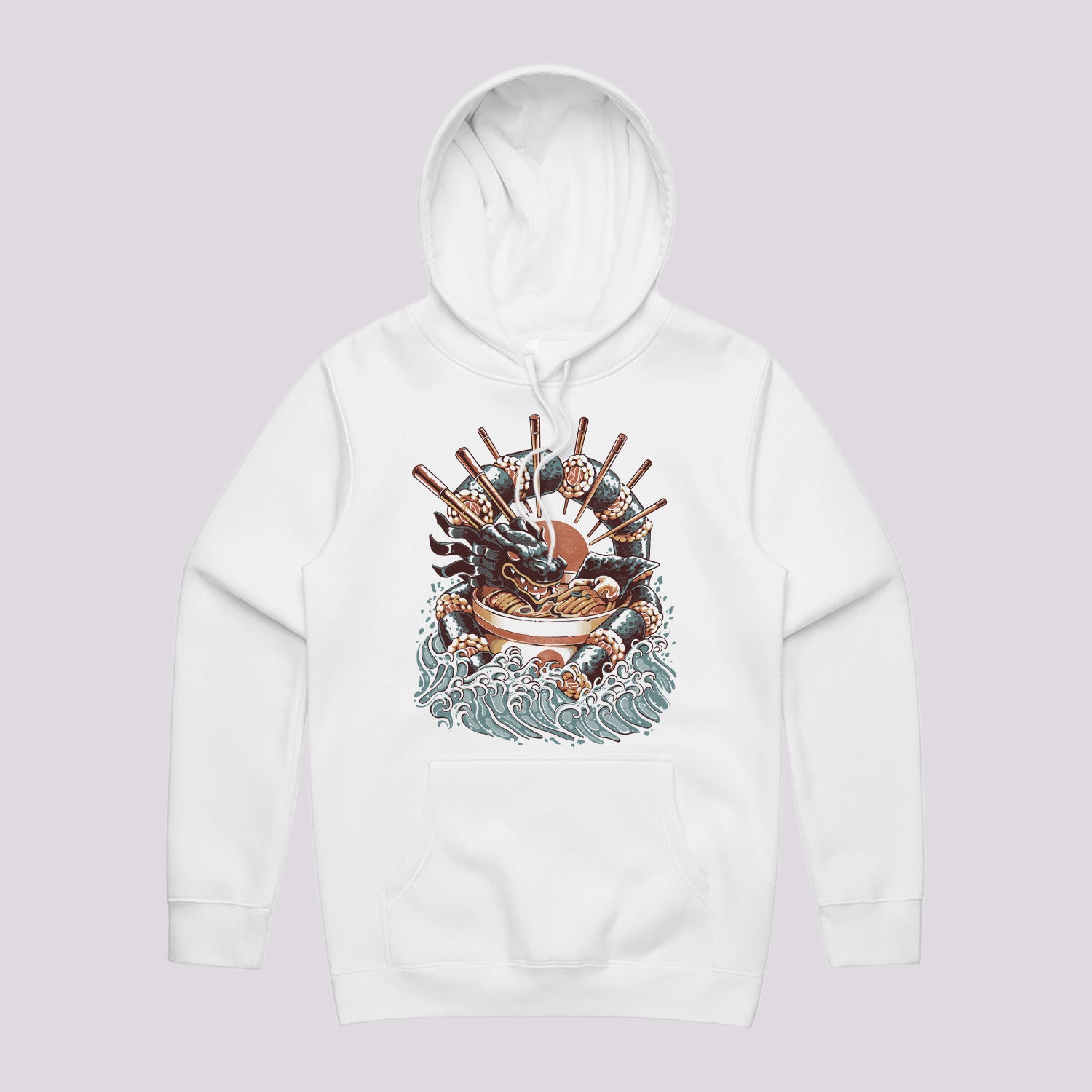 Ramen Sushi Dragon Hoodie